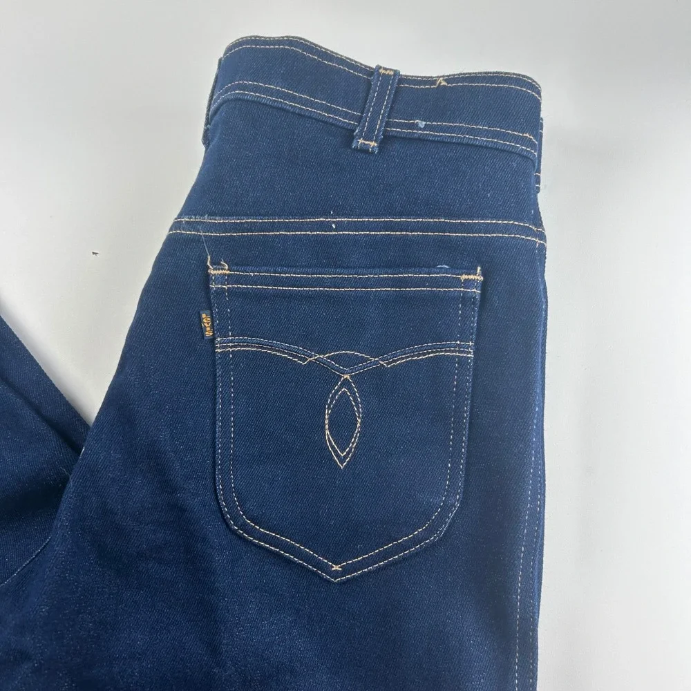 Levis For Men 34x30 VTG More Comfort Jeans Indigo Blue Orange Tab Dark Denim
